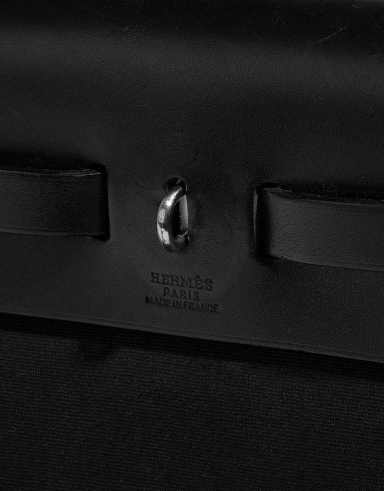 Hermès Herbag 31 Black Logo  | Sell your designer bag on Saclab.com