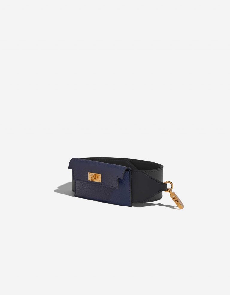 Hermès KellyPocketStrap Caban-BleuSaphir 0F | Sell your designer bag on Saclab.com