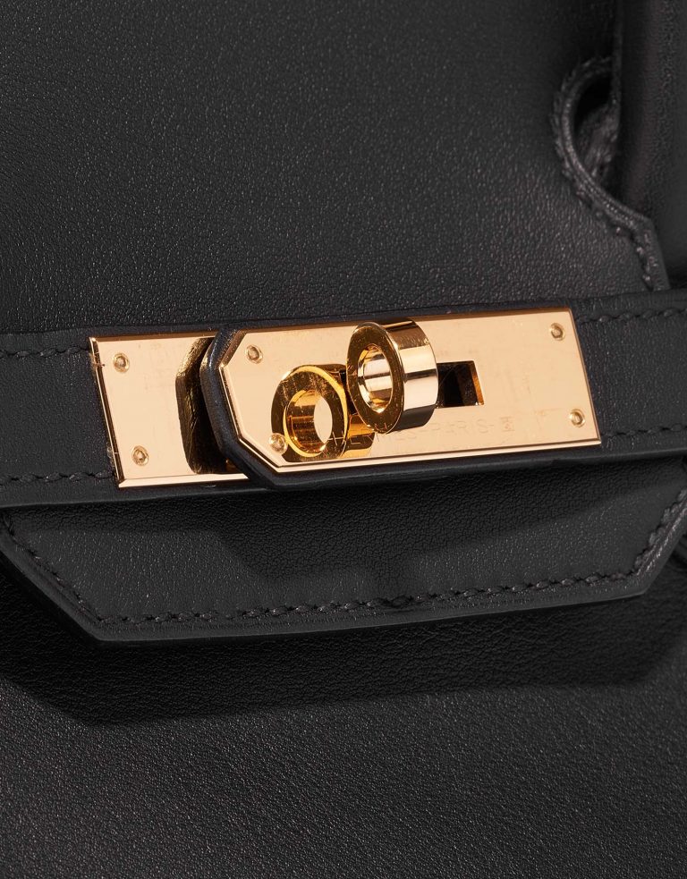 Hermès BirkinHSS 30 Black-Magnolia Closing System  | Sell your designer bag on Saclab.com