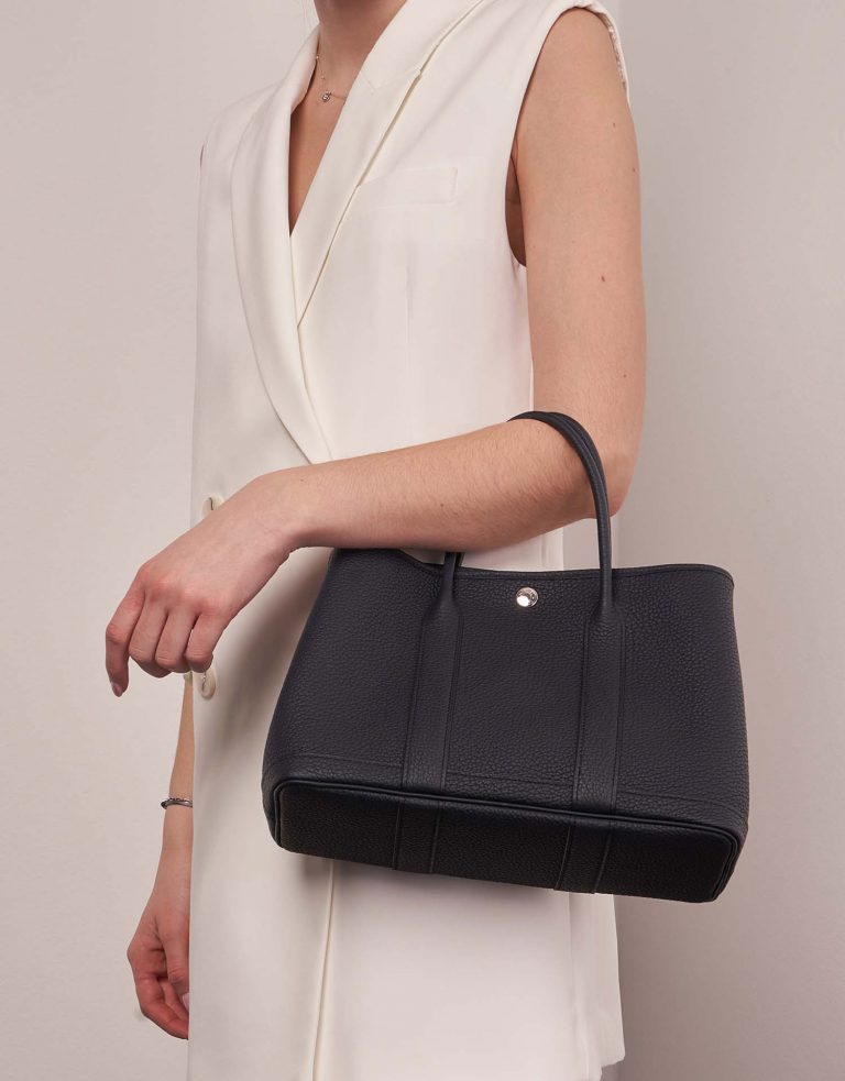 Hermès GardenParty 30 BlueIndigo 1M | Sell your designer bag on Saclab.com