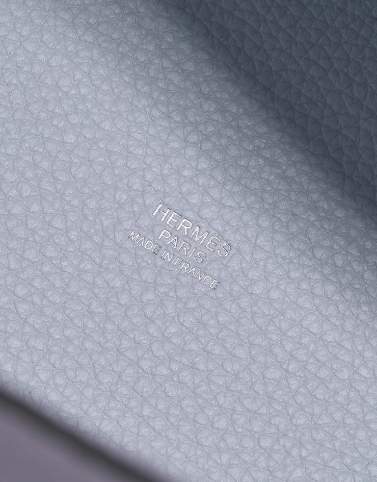 Hermès Picotin 22 BluePale Logo  | Sell your designer bag on Saclab.com