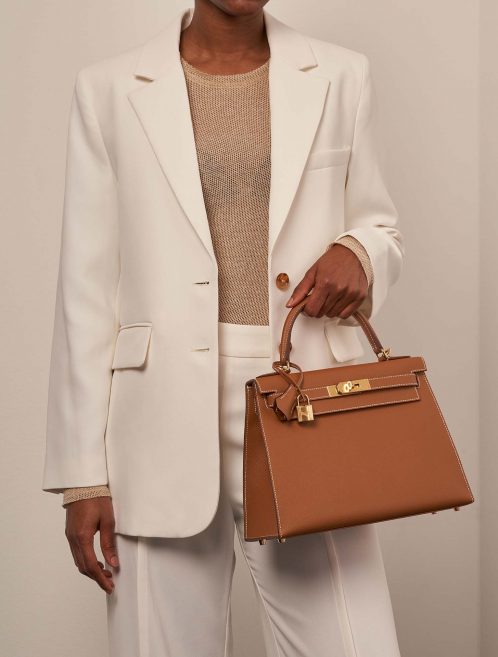 Hermès Kelly 28 Gold 1M | Sell your designer bag on Saclab.com