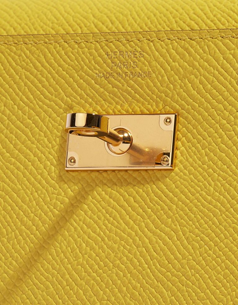 Hermès Kelly ToGo JauneDeNaples Logo  | Sell your designer bag on Saclab.com