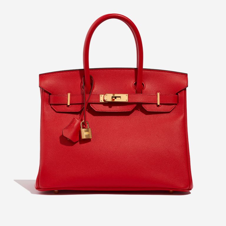 Hermès Birkin 30 RougedeCoeur Front  | Sell your designer bag on Saclab.com