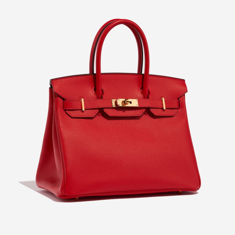 Hermès Birkin 30 RougedeCoeur Side Front  | Sell your designer bag on Saclab.com