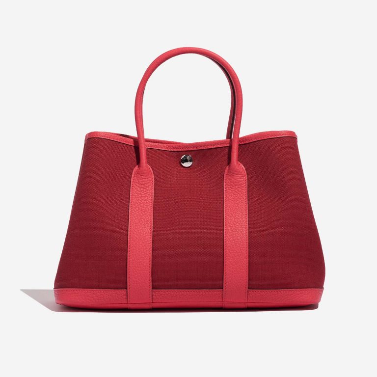 Hermès GardenParty 30 RougeGrenat-Bougainviller Front  | Sell your designer bag on Saclab.com