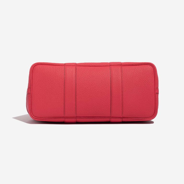 Hermès GardenParty 30 RougeGrenat-Bougainviller Bottom  | Sell your designer bag on Saclab.com