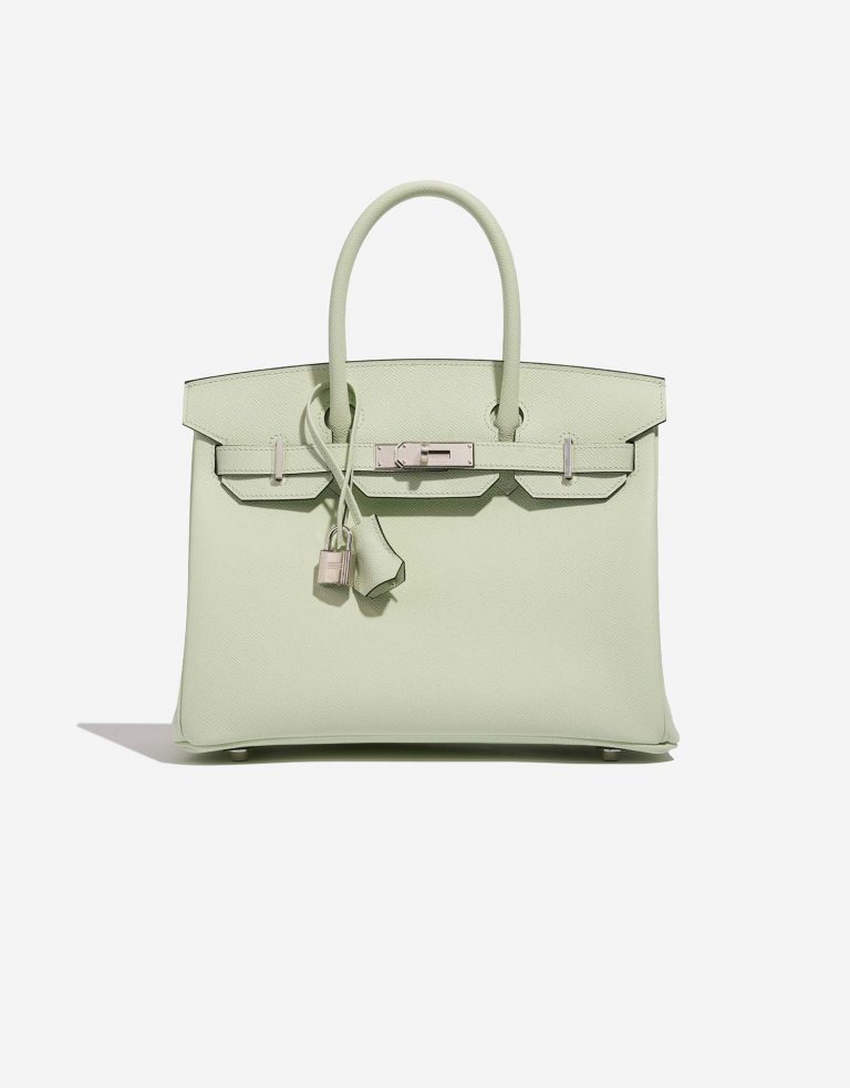 Hermès Birkin 30 VertFizz Front  | Sell your designer bag on Saclab.com