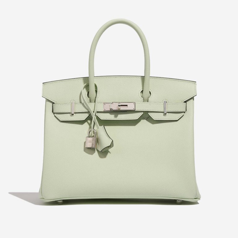 Hermès Birkin 30 VertFizz Front  | Sell your designer bag on Saclab.com
