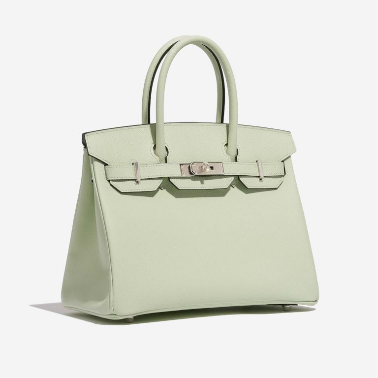 Hermès Birkin 30 VertFizz Side Front  | Sell your designer bag on Saclab.com