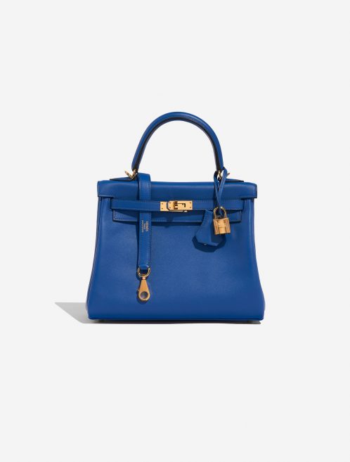 Hermès Kelly 25 BleuFrance Front  | Sell your designer bag on Saclab.com