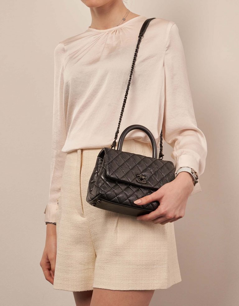 Chanel TimelessHandle Small Black 1M | Sell your designer bag on Saclab.com