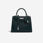 Hermès Kelly 25 VertCypress 0F | Sell your designer bag on Saclab.com