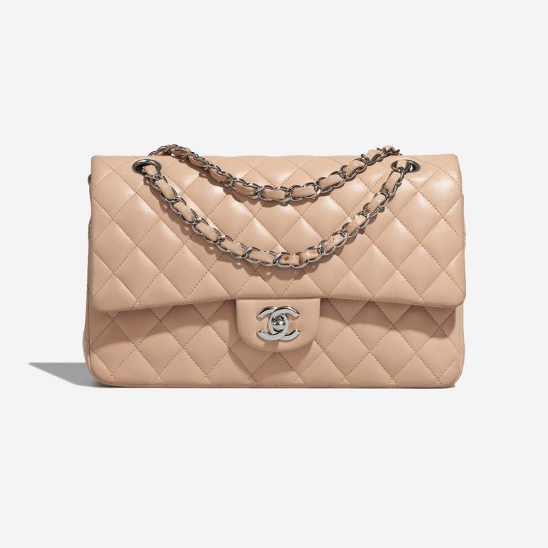 Chanel Timeless Medium Beige Front  | Sell your designer bag on Saclab.com