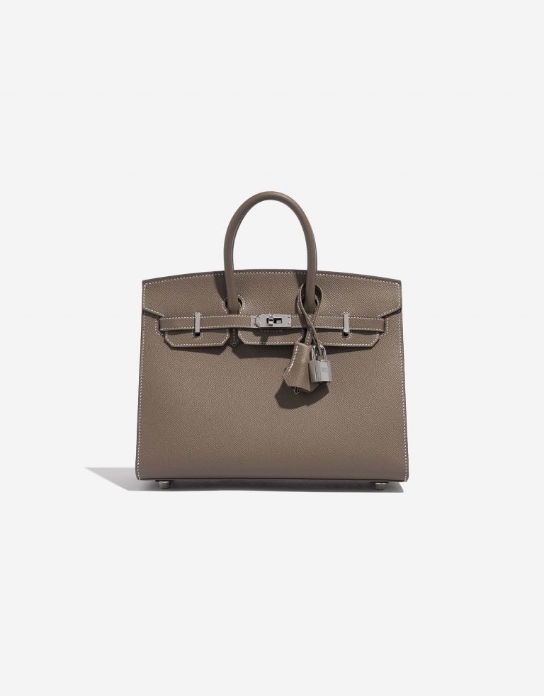 Hermès Birkin 25 Etoupe Front  | Sell your designer bag on Saclab.com