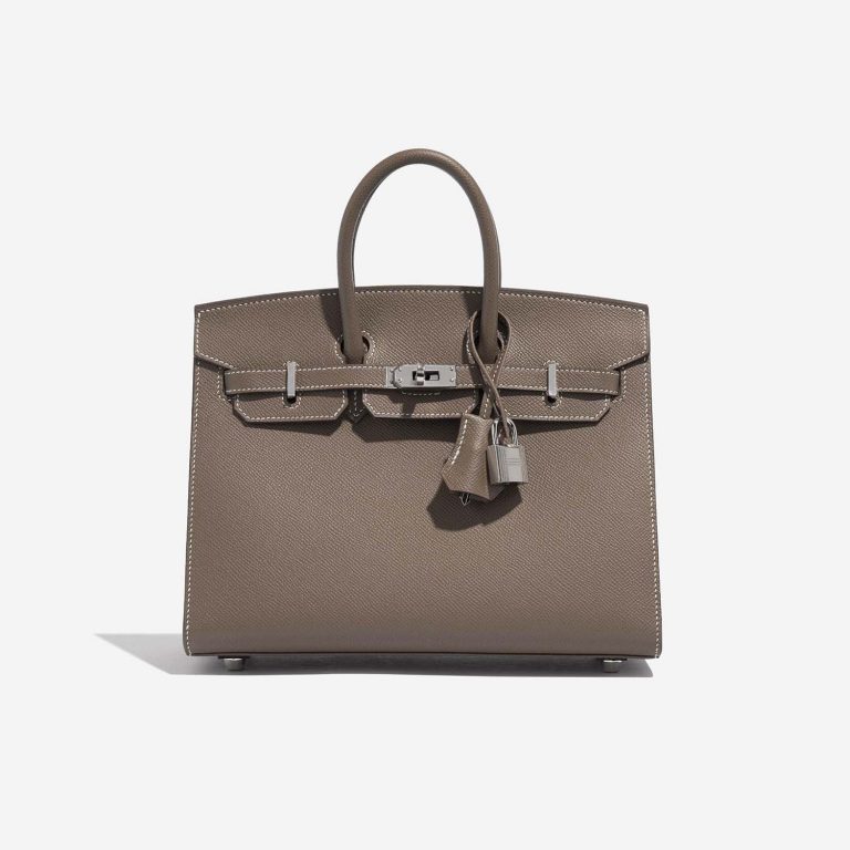 Hermès Birkin 25 Etoupe Front  | Sell your designer bag on Saclab.com