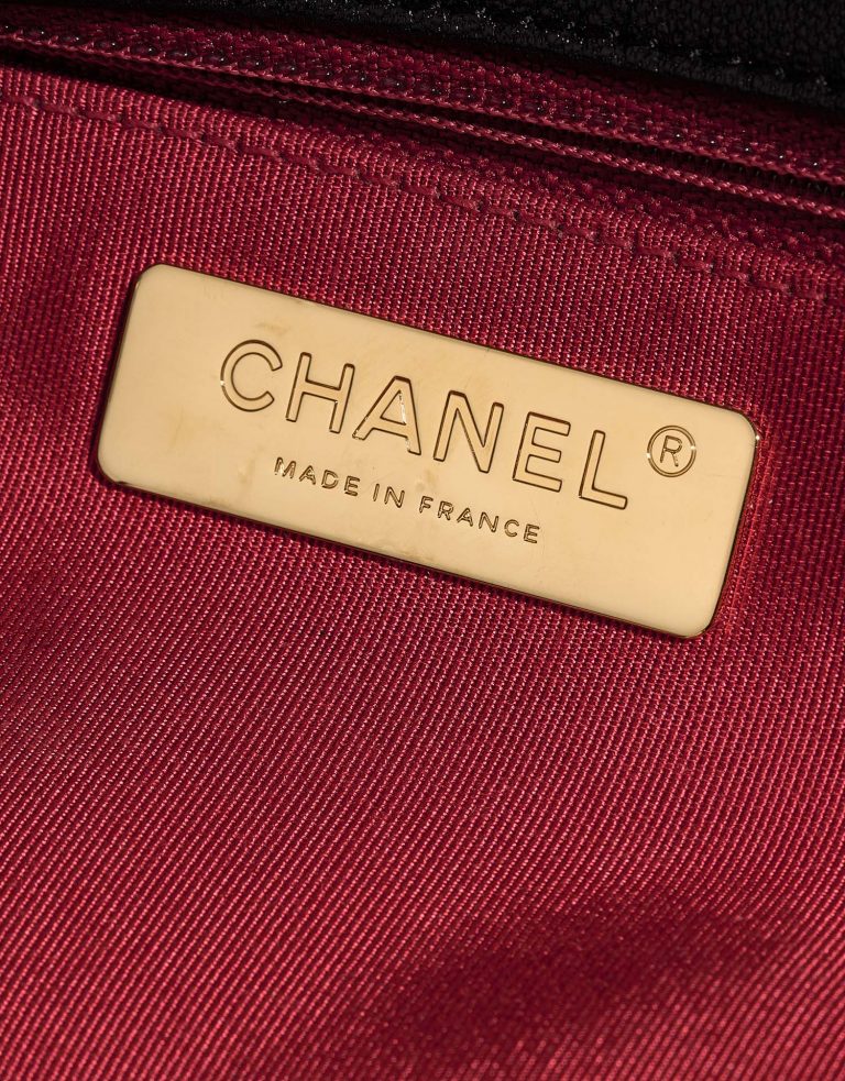 Chanel 19 LargeFlapBag Black Logo  | Sell your designer bag on Saclab.com