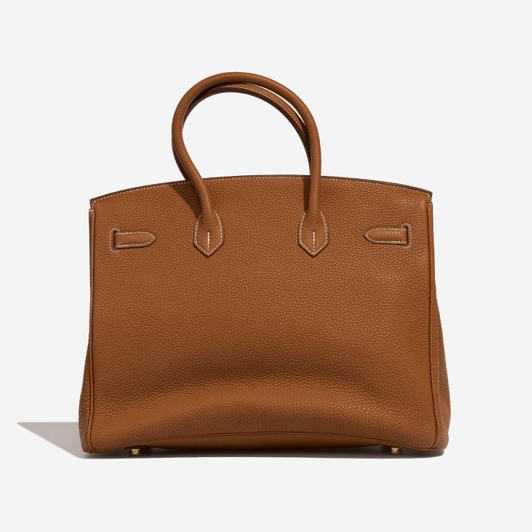 Pre-owned Hermès bag Birkin 35 Togo Gold Brown | Sell your designer bag on Saclab.com