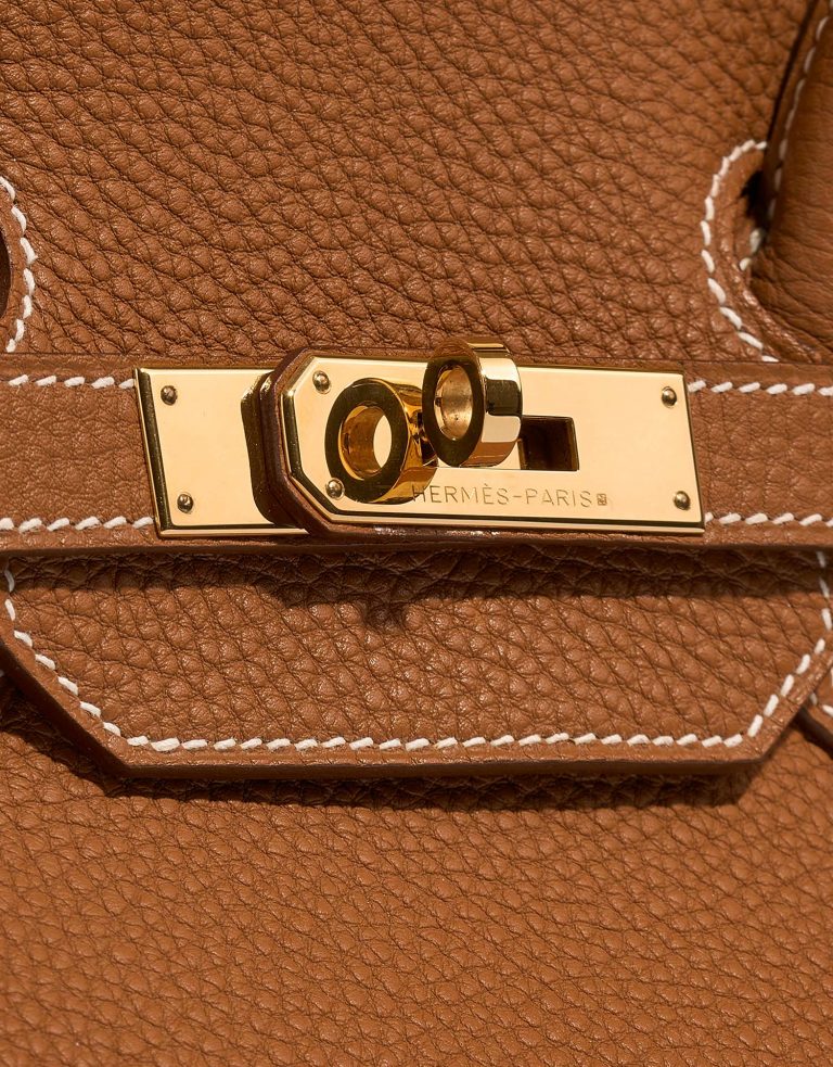 Pre-owned Hermès bag Birkin 35 Togo Gold Brown | Sell your designer bag on Saclab.com