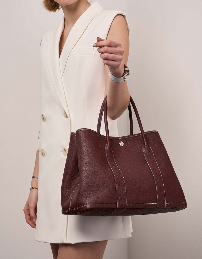 Hermès GardenParty 36 Sienne 1M | Sell your designer bag on Saclab.com