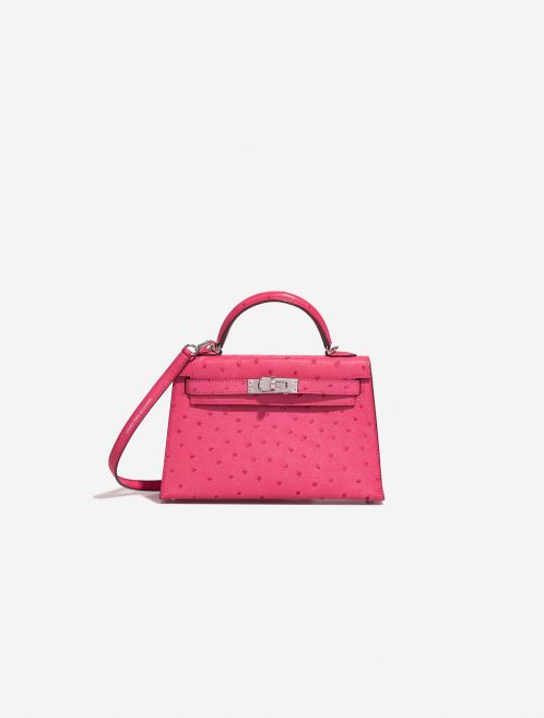 Hermès Kelly Mini RoseTyrien Front  | Sell your designer bag on Saclab.com