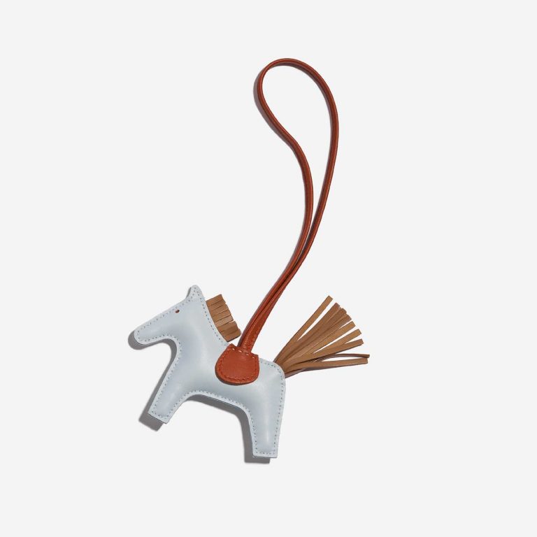 Hermès RodeoPM OneSize chai-bleubrume-cornaline Front  | Sell your designer bag on Saclab.com