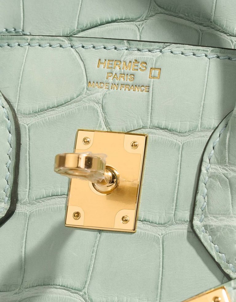 Hermès Birkin 25 VertD'Eau Logo  | Sell your designer bag on Saclab.com