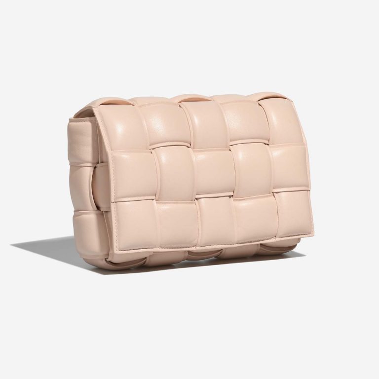 BottegaVeneta Cassette OneSize Peach Side Front  | Sell your designer bag on Saclab.com