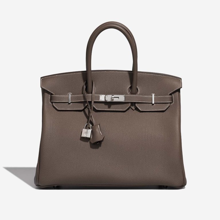 Hermès Birkin 35 Etoupe Front  | Sell your designer bag on Saclab.com