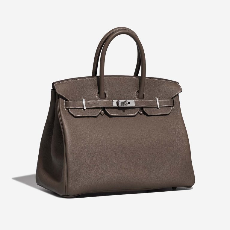 Hermès Birkin 35 Etoupe Side Front  | Sell your designer bag on Saclab.com