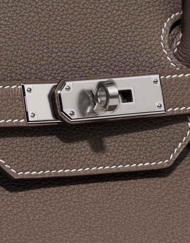 Hermès Birkin 35 Etoupe Closing System  | Sell your designer bag on Saclab.com