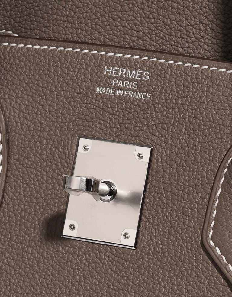 Hermès Birkin 35 Etoupe Logo  | Sell your designer bag on Saclab.com