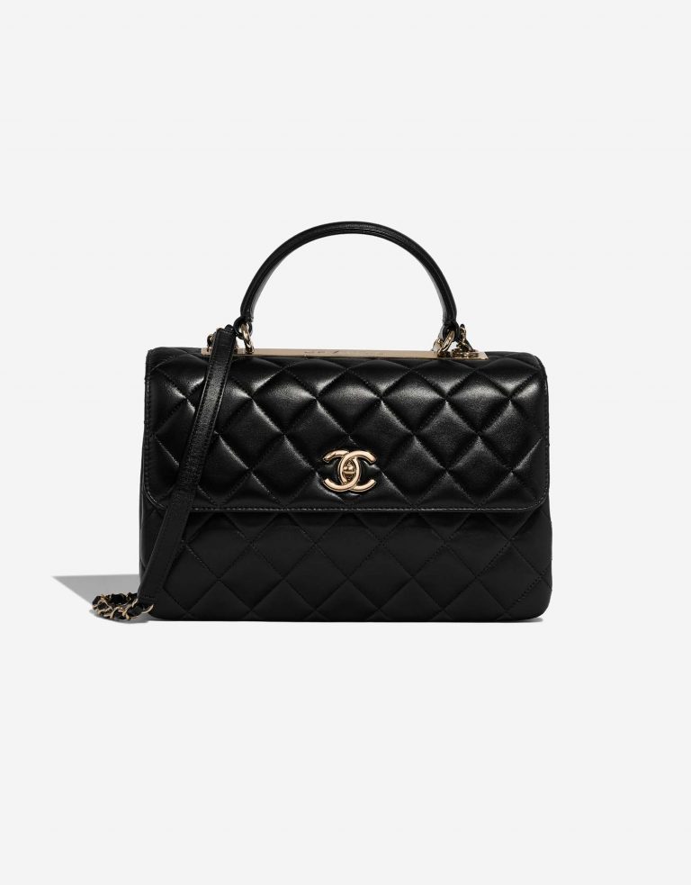 Chanel Trendy Large Black Front  | Sell your designer bag on Saclab.com