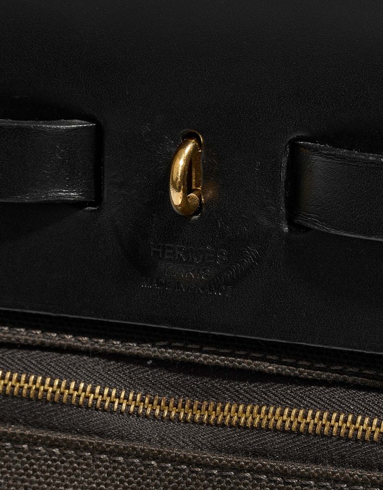 Hermès Herbag 31 Ebene-Black Logo  | Sell your designer bag on Saclab.com