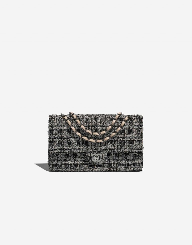 Chanel Timeless Medium Black-Beige Front  | Sell your designer bag on Saclab.com