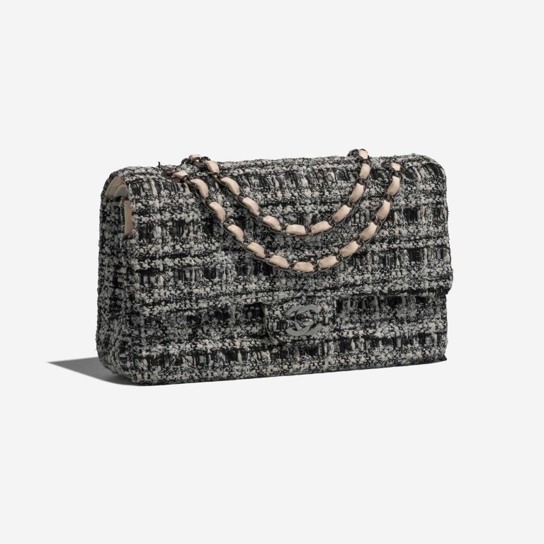 Chanel Timeless Medium Black-Beige Side Front  | Sell your designer bag on Saclab.com