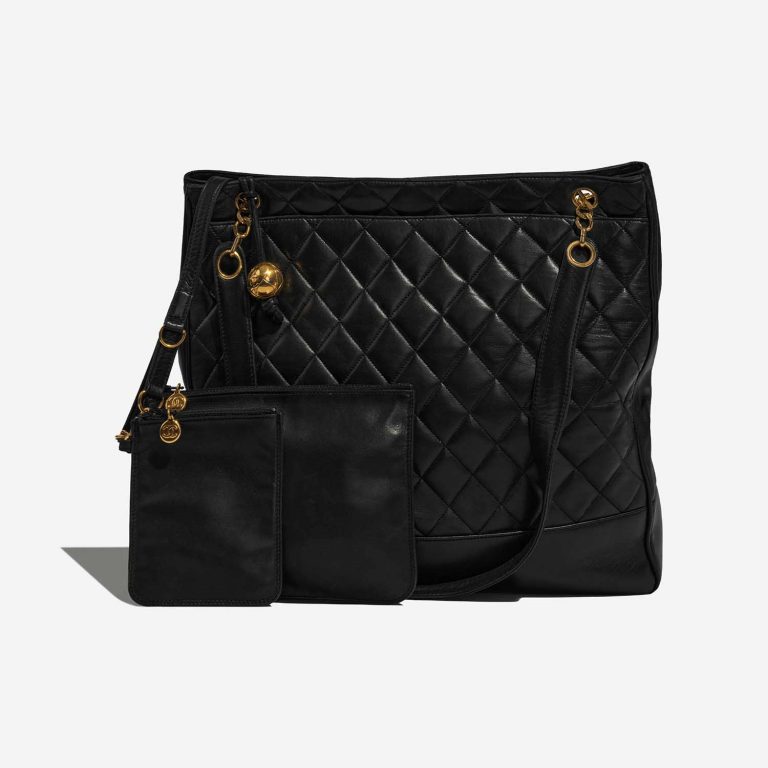 Chanel ShoppingTote Black Front  | Sell your designer bag on Saclab.com
