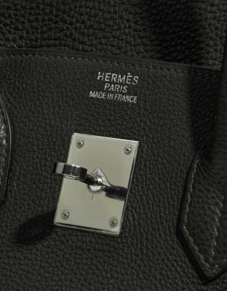 Hermès Birkin 35 VertFonce-VertChartreuse-VertAnis Logo  | Sell your designer bag on Saclab.com