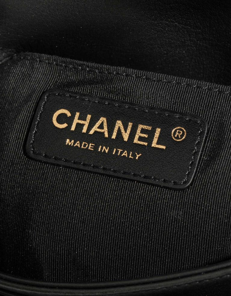 Chanel TimelessHandle Small Black Logo  | Sell your designer bag on Saclab.com