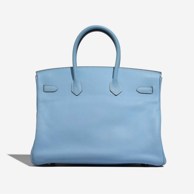 Hermès Birkin 35 Celeste-Mykonos 5B S | Sell your designer bag on Saclab.com