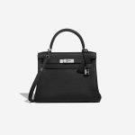 Hermès Kelly 28 Black Front  | Sell your designer bag on Saclab.com