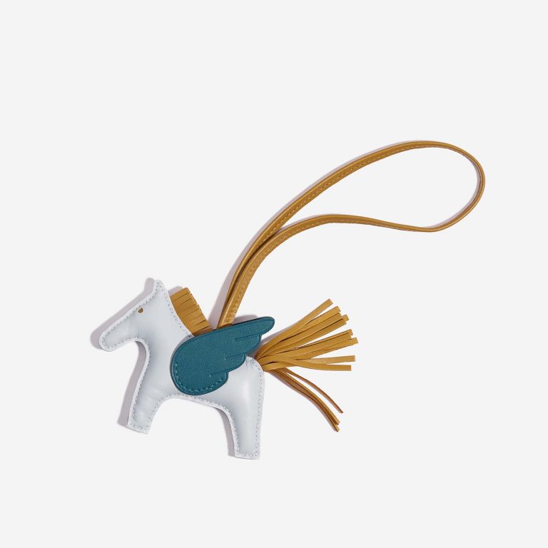 Hermès RodeoPesagus BlueBrume-VertCypress-Seame Front  | Sell your designer bag on Saclab.com