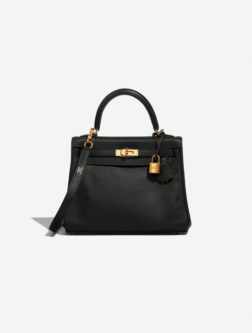 Hermès Kelly 25 Black Front  | Sell your designer bag on Saclab.com