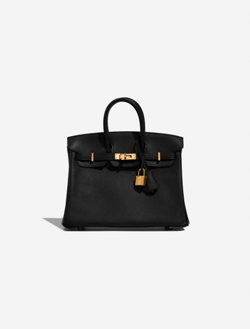 Hermès Birkin 25 Black Front  | Sell your designer bag on Saclab.com