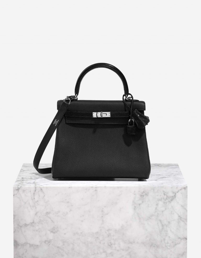 Hermès Kelly 25 Black 0F | Sell your designer bag on Saclab.com