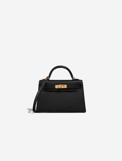 Hermès Kelly Mini Black Front  | Sell your designer bag on Saclab.com