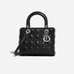 Dior Lady Medium Black Front  | Sell your designer bag on Saclab.com