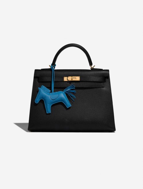 Hermès RodeoMM onesize BleuZanzibar Closing System  | Sell your designer bag on Saclab.com