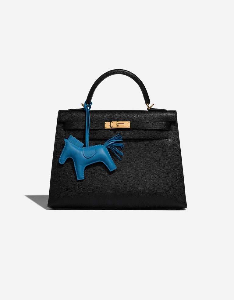 Hermès RodeoMM onesize BleuZanzibar Closing System  | Sell your designer bag on Saclab.com