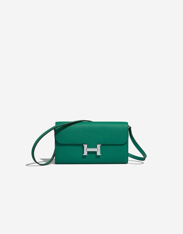 Hermès Constance ToGo VertJade-BleuBrume Front  | Sell your designer bag on Saclab.com